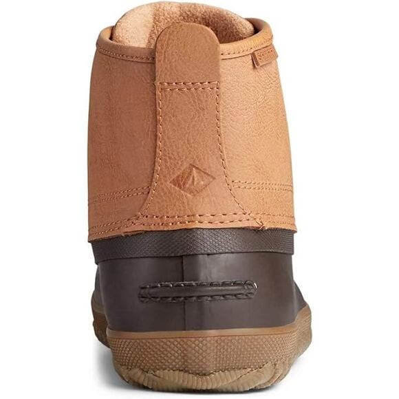 NWT Sperry Men's Breakwater Duck Boots Tan Brown Waterproof Leather Size 11 - Picture 4 of 6